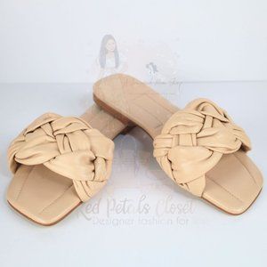 Marc Fisher Ltd. Women's Miyuki Woven Slide Sandals Light Pink Size 5